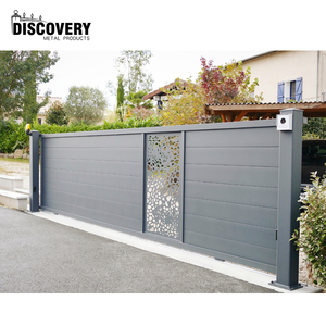 Allée coulissante automatique Portail de luxe en aluminium personnalisé Coulissant House Gate Designs Pictures for Villa - Product Image 3