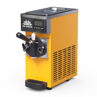 Fabrieks prijs mini commerciële automatische soft serve ijsmachine draagbare tafelmodel één smaak kleine ijsmachine