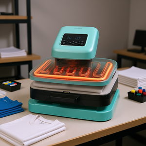 Vevor Heat Press Machine 15 X 15 Inch Automatic Flatbed T-Shirt Press Electric Heating Pad For Printing - Product Image 2