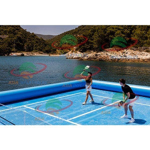 Drop Stitch thể thao dưới nước <span class=keywords><strong>Arena</strong></span> nền tảng Tòa Án Inflatable nổi pickleball tòa tennis thể thao sàn trên mặt nước - Product Image 3