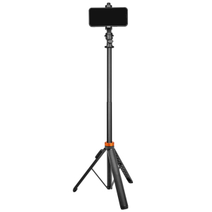 Kingjoy Perche à <span class=keywords><strong>selfie</strong></span> 70 pouces compatible <span class=keywords><strong>iPhone</strong></span>/Android avec télécommande, trépied extensible, support de téléphone solide pour le voyage - Product Image 2