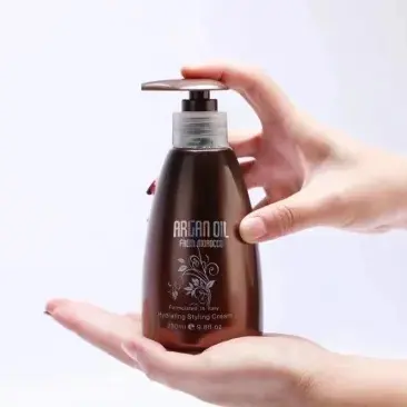 NUSPA Neue Produkte Natural Nourish Curl Haarpflege Feuchtigkeit spendende sulfat freie Arganöl Styling Curl Cream