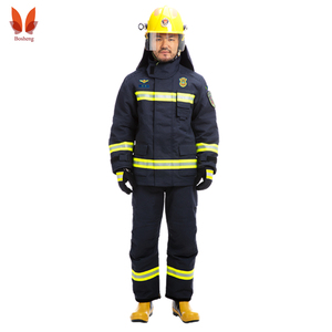 Combinaison <span class=keywords><strong>de</strong></span> <span class=keywords><strong>pompier</strong></span> en aramide à 3 couches, respirante, ignifuge, imperméable, pour l'entraînement en micro-station <span class=keywords><strong>de</strong></span> pompiers - Product Image 1