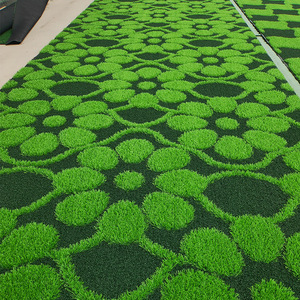 Césped <span class=keywords><strong>Artificial</strong></span>, Césped Sintético, Alfombra de Césped con Mechones 3D, Alfombra Elegante; Admite Diseños Personalizados y Corte a Medida - Product Image 3