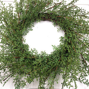 Ghirlanda Primaverile Verde con Foglie di Melograno - Product Image 3