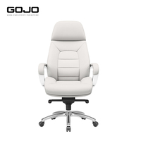 Chaise d'ordinateur de patron de luxe en cuir PU à dossier haut chaises de bureau souples pour salle de réunion formation meubles de bureau