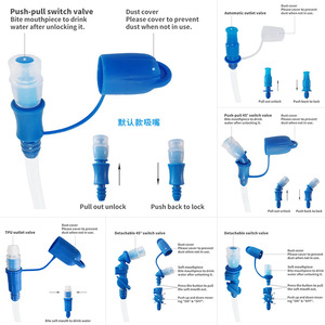 ถุงน้ำ TPU สำหรับกิจกรรมกลางแจ้ง ขนาด 1.0L 1.5L 2.0L 2.5L 3.0L พกพาสะดวก ซักล้างได้ เนื้อนุ่ม สำหรับวิ่งและปั่นจักรยาน - Product Image 1