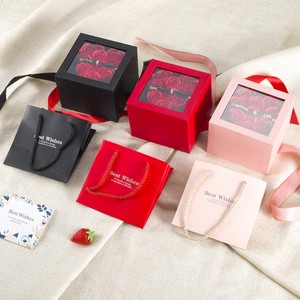 Forever Soap <b>Roses</b> Flower <b>Box</b> Gift Unique Love Shape Gift Eternal <b>Rose</b> Flower Heart Preserved <b>Roses</b> Flower Jewelry <b>Box</b> - Product Image 3