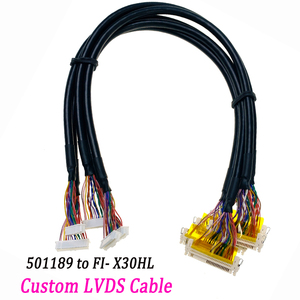 0,5 mm pitch Molex 5011894010 40-pins naar JAE FI-X30HL 30-pins connector LVDS-kabel voor kleine industriële touchscreenapparatuur - Product Image 1