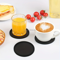 Ensemble de sous-verres en silicone pour boissons, bière, café, adaptés à tous types de tasses, chaudes ou froides, antidérapants, antiadhésifs