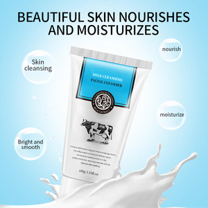 Venta caliente Limpiadores suaves Poros Leche Espuma Limpieza facial Limpiadores faciales Lavado de cara - Product Image 5