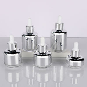 Venta al por mayor 20ml 30ml 40ml 50ml 60ml botella de aceite esencial de plata impresa personalizada - Product Image 1