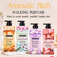 Gel Douche Parfumé FORMBO 458ml – Parfum Longue Durée pour une Peau Douce – Nettoyage en Profondeur – Liquide de Bain Parfum Dessert