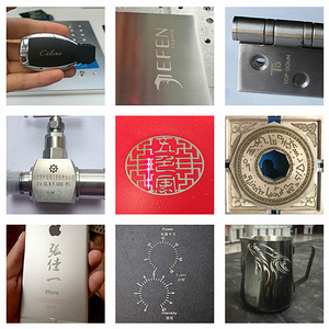 Tháo rời lybga Máy tính để bàn mini galvo Scanner align hệ thống tất cả trong một sợi quang laser tên nơi đánh dấu Máy sợi Laser - Product Image 6