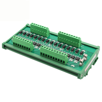 Carte amplificateur PLC 12 canaux, isolation NPN/PNP, entrée universelle, sortie relais PNP, module de commande, 12-36VDC, rail DIN TS35