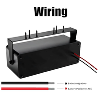 Boîtier d'interrupteurs à bascule marine 3 modules avec rétroéclairage LED bleu, interrupteur marche/arrêt 12V, panneau de commande avec voltmètre numérique USB PD QC3.0 pour bateau et camping-car