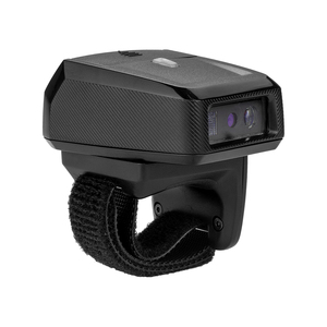 Escáner de código de barras portátil con anillo de dedo 2D con base de carga Interfaz USB Estado de stock - Product Image 2