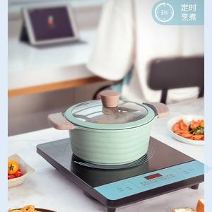 Table de cuisson à induction Midea Glacier Blue, un seul brûleur, commande tactile, cuisinière électrique pour la cuisine à domicile - Product Image 4