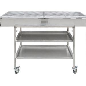 2021 גריל נייד תנור חיצוני גדול מתקפל קמפינג פחם ביתי פחמן תנור עיבוד מותאם אישית נירוסטה גריל - Product Image 2