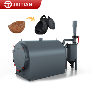 فرن كربنة أفقي عالي الأداء، آلة إنتاج الفحم الحيوي صديقة للبيئة بسعر مباشر من المصنع - Product Image 4