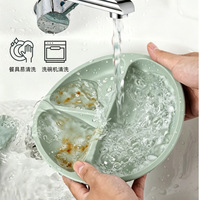 Ensemble de vaisselle pour tout-petits sans BPA, 13 pièces, assiettes, bavoirs, assiette divisée, bol à ventouse, cuillère d'alimentation, ensemble de repas en silicone pour bébé