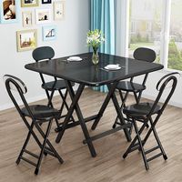Table pliante en bois Style ferme Portable avec pieds pliants en forme de X Support de comptoir de table de bar pliant pour les événements de fête