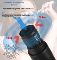 Système de microphone sans fil UHF 4 canaux BHA YL-09, type C rechargeable, micro dynamique universel pour karaoké, scène, discours