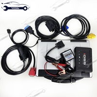 Untuk Sistem Layanan Diagnostik Isuzu Adapter TIPE 2 E-idss G-idss Truk Excavator Alat Diagnostik Program Pengemudi + Laptop cf53