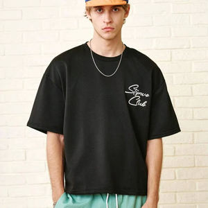 T-shirts décontractés à manches courtes pour hommes, imprimés lettres, personnalisables..F10 - Product Image 1