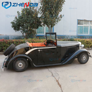 Carrito de Golf Vintage para <span class=keywords><strong>coche</strong></span>, vehículo eléctrico de lujo, clásico, de alta calidad, aprobado por CE, turismo, Vintage - Product Image 3