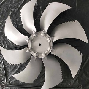 Cánh quạt trục 8 cánh bằng nhôm cho quạt điều hòa trung tâm, bánh xe quạt cho đường ống dẫn lửa - Product Image 4
