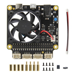 Raspberry <span class=keywords><strong>Pi</strong></span> 4 X735 Energieverbrauchs- und temperaturgesteuerte Lüfter-Erweiterungsplatine mit sicherer Abschaltung, maximal 5V 8A Ausgang - Product Image 3