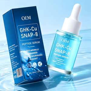 เซรั่มบลูคอปเปอร์เปปไทด์ OEM, GHK-Cu SNAP-8 เอสเซนส์ลดเลือนริ้วรอย, บำรุงผิวหน้าให้กระชับและเปล่งปลั่ง ดูอ่อนเยาว์ - Product Image 3
