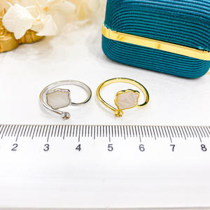 Ensemble de bijoux en argent S925 avec anneau en perles DIY creux avec plusieurs perles de 4-5 mm - Product Image 2