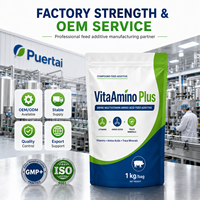 Aditivo Alimenticio Multivitamínico con Aminoácidos para Cerdos, para Mejorar la Inmunidad, Aliviar el Estrés y Apoyar el Crecimiento