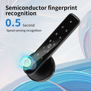 High Security Smart <strong>Knob</strong> Lock TTLock for Wood <strong>Doors</strong> Aluminium Alloy Cloud Data Storage WiFi for 50 Users Type-C App Smartphone - Product Image 6