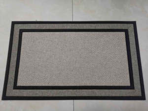 Welcome Outdoor DTF Etsy Sublimation Blanc Gris Racetrack Tapis de porte en caoutchouc - Product Image 5