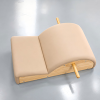Correcteur de posture Pilates en bois de chêne, baril arqué pour étirements et exercices de rééducation