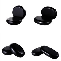 Dropping Spa Set Chinese Wholesale 9pcs Natural Energy Stone Set Hot Natural Stones Therapy Massage Set avec Warmer Bian Stone
