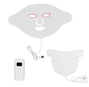 Ideatherapy Silicone vẻ đẹp mặt nạ tlm200 đa-bước sóng 7 màu sắc mặt & cổ mặt nạ Pain Relief Home Spa Led liệu pháp ánh sáng mặt nạ