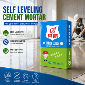 ANGAO AG-260 Mortier de <span class=keywords><strong>ciment</strong></span> auto-nivelant à base de cendres volantes de Portland, résistance <span class=keywords><strong>35</strong></span> MPa, sous-couche fine pour anciennes surfaces rugueuses, neuf - Product Image 1