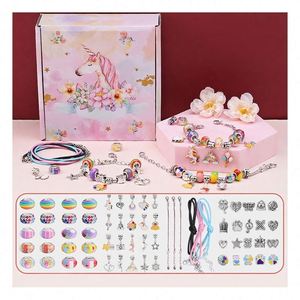 Luxury 2025 <b>Plastic</b> Educational DIY Bracelet Women Crystal Pendant Trendy <b>Beaded</b> Fantasy Sci-Fi Theme 3+ Years Jewelry Making - Product Image 5