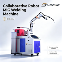 Robot collaboratif de soudage MIG pour l'énergie nouvelle, machine de soudage Cobot pour le stockage d'énergie, équipement d'automatisation Surcar