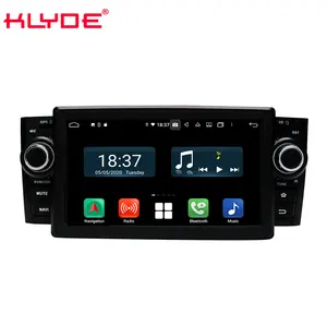 KLYDE 4 Gam/64 Gam Android Car Stereo Cho Fiat Punto 2005-2009 Linea 2007-2011 Auto Car Navigation Player