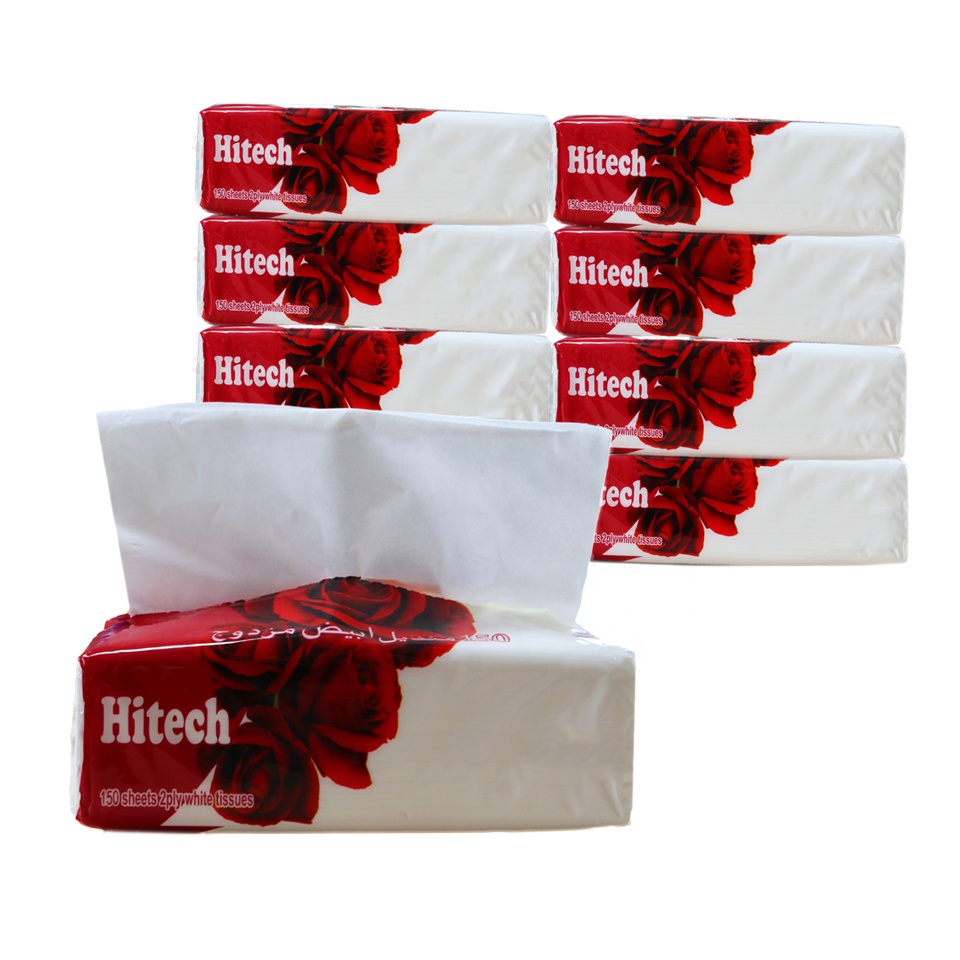 Soft Smooth Customized Logo Virgin Pulp Tisu 2ply Facial Tissue Paper For Household/hotel/office