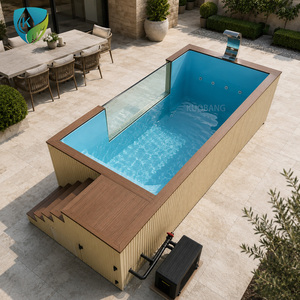 <span class=keywords><strong>Piscine</strong></span> en fibre de verre avec structure préfabriquée et terrasse pour projets de complexes hôteliers en plein air - Product Image 4