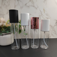 Flacon pompe à lotion en PET épaissi 100ml 120ml 130ml 150ml Emballage cosmétique pour soins de la peau avec étiquette personnalisée en sérigraphie