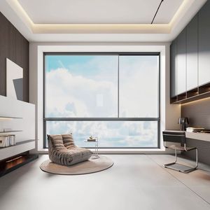Fenêtres et portes coulissantes en aluminium à double vitrage creux, design moderne, insonorisées, fabriquées en Chine pour les maisons - Product Image 4