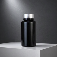 Bouteilles de médicaments, de vitamines et de compléments alimentaires en plastique pour animaux de compagnie avec logo personnalisé et bouchon à vis