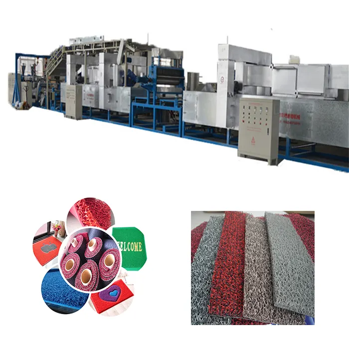 PVC שטיח ייצור קו PVC שטיח ייצור ציוד/PVC שטיח ייצור מכונה/extruder עובש